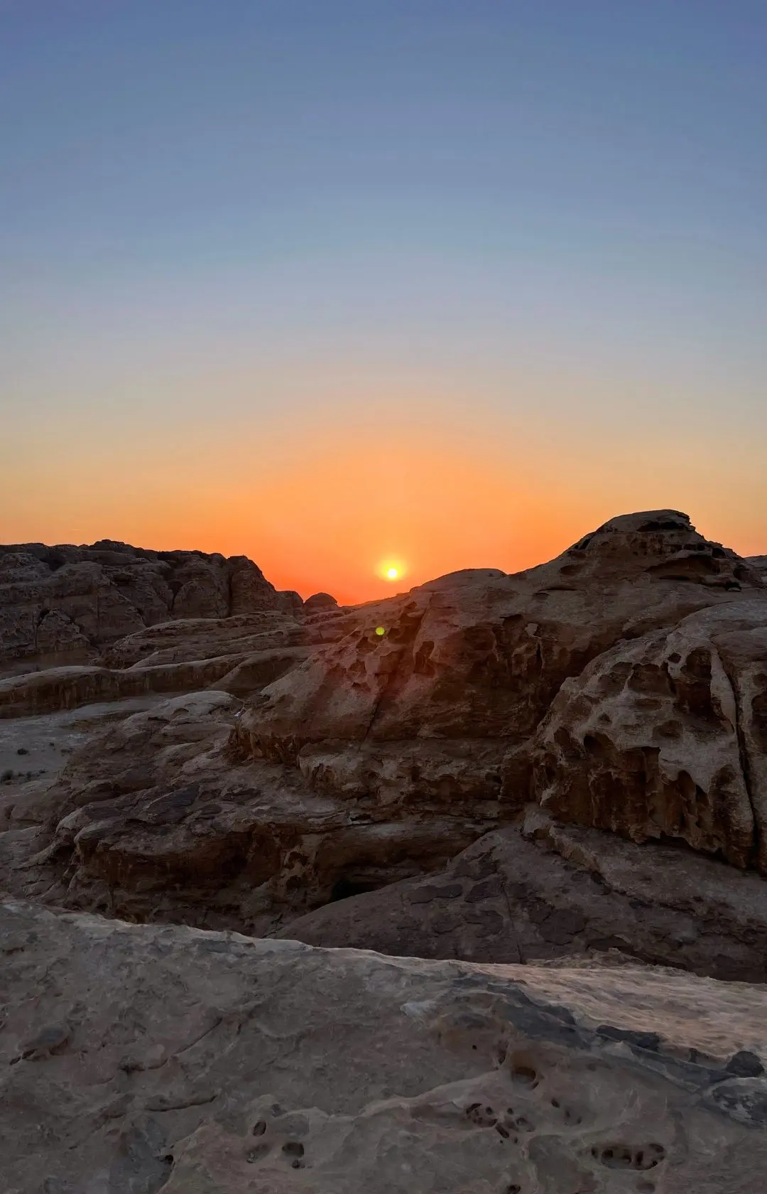 The Jordan Trail: zonsondergang