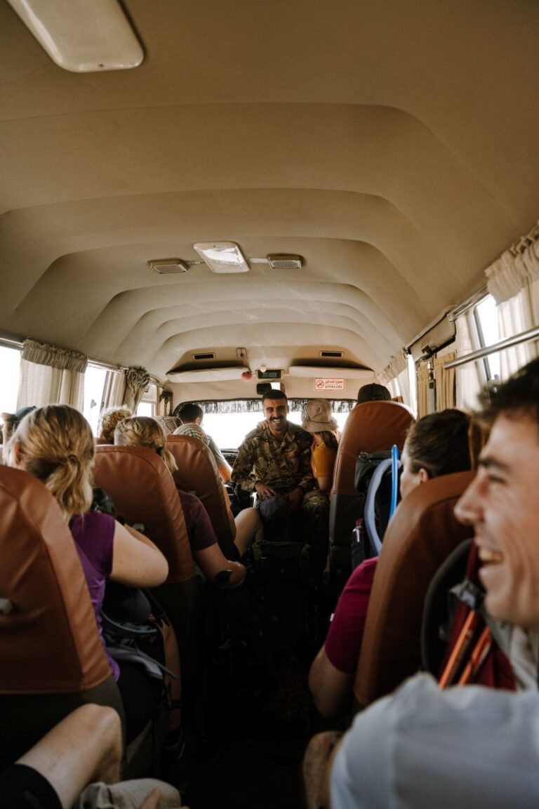 The Jordan Trail, luchthavenvervoer Amman